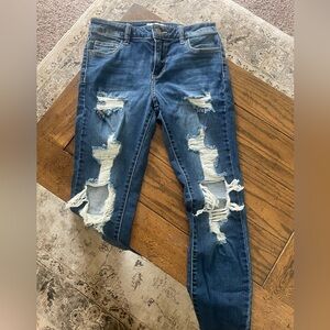 Cello ripped skinny jeans